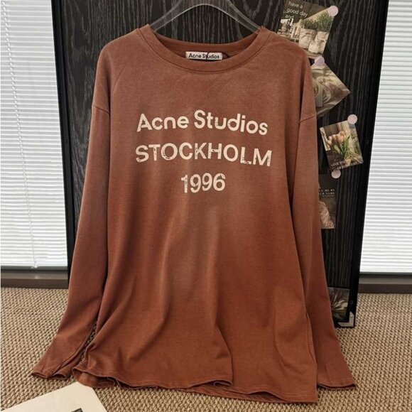 Acne Studios Rust Graphic Tee - Picture 1 of 4